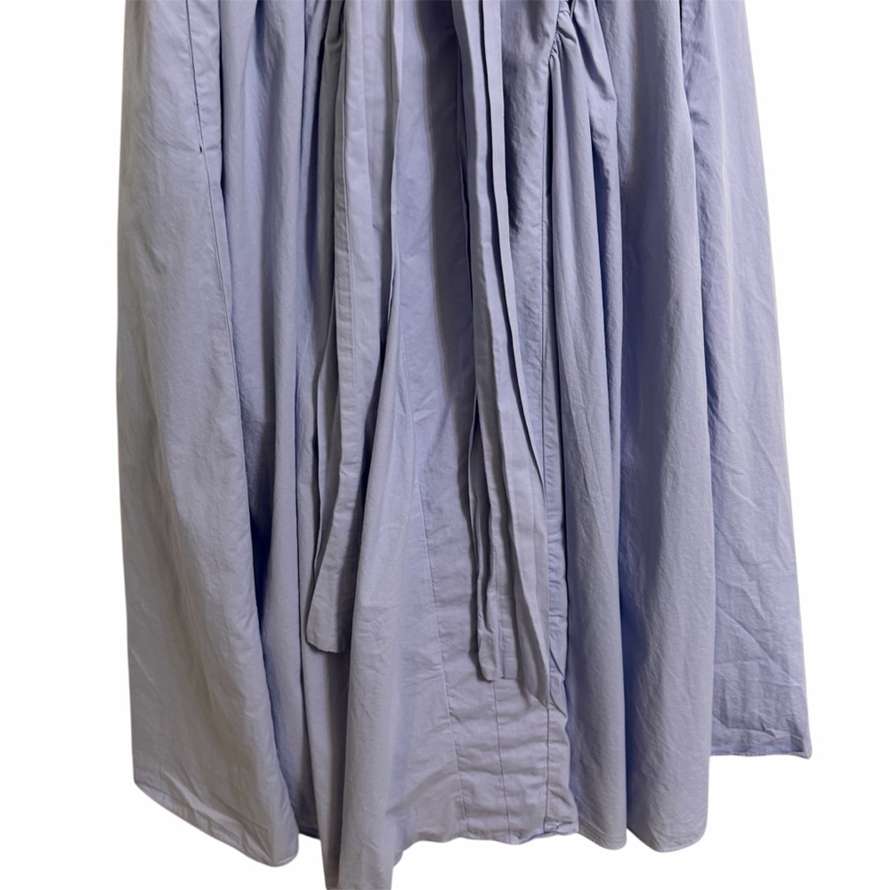ASTR THE LABEL Vinya Poplin Drop Waist Dress Periwinkle Blue Size Small - Picture 4 of 13